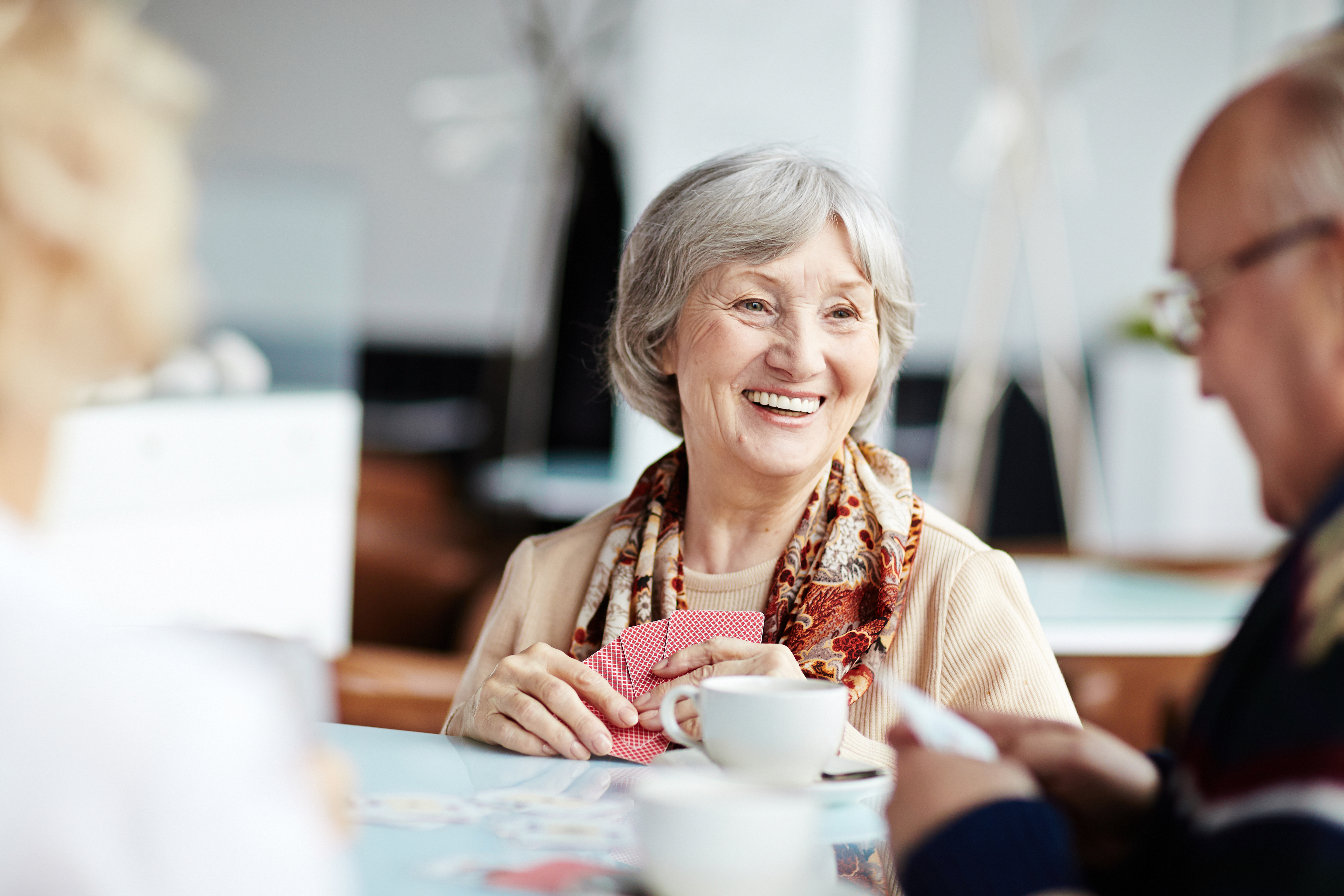 smiling woman