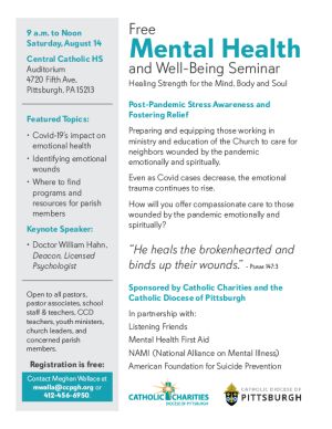 Mental Health Forum Event Flyer